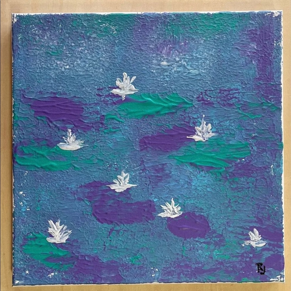 Lily pads Painting By  Ryanchristyarts